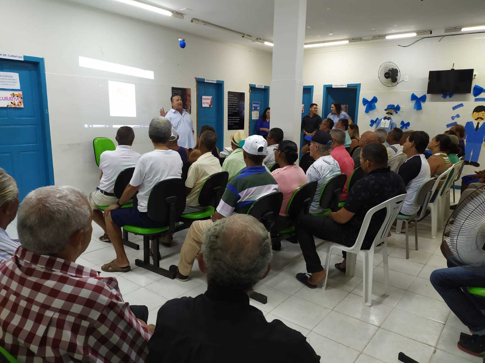 Camacã: PSF Manoel Rodrigues realiza palestra com seus usuários na campanha do novembro azul